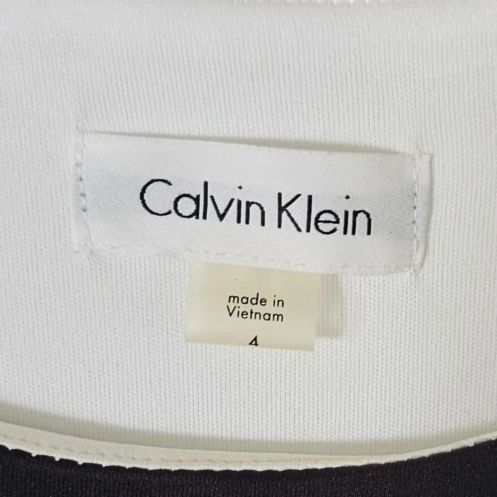 Calvin Klein Sleeveless Colorblock Sheath Dress - Picture 2 of 7